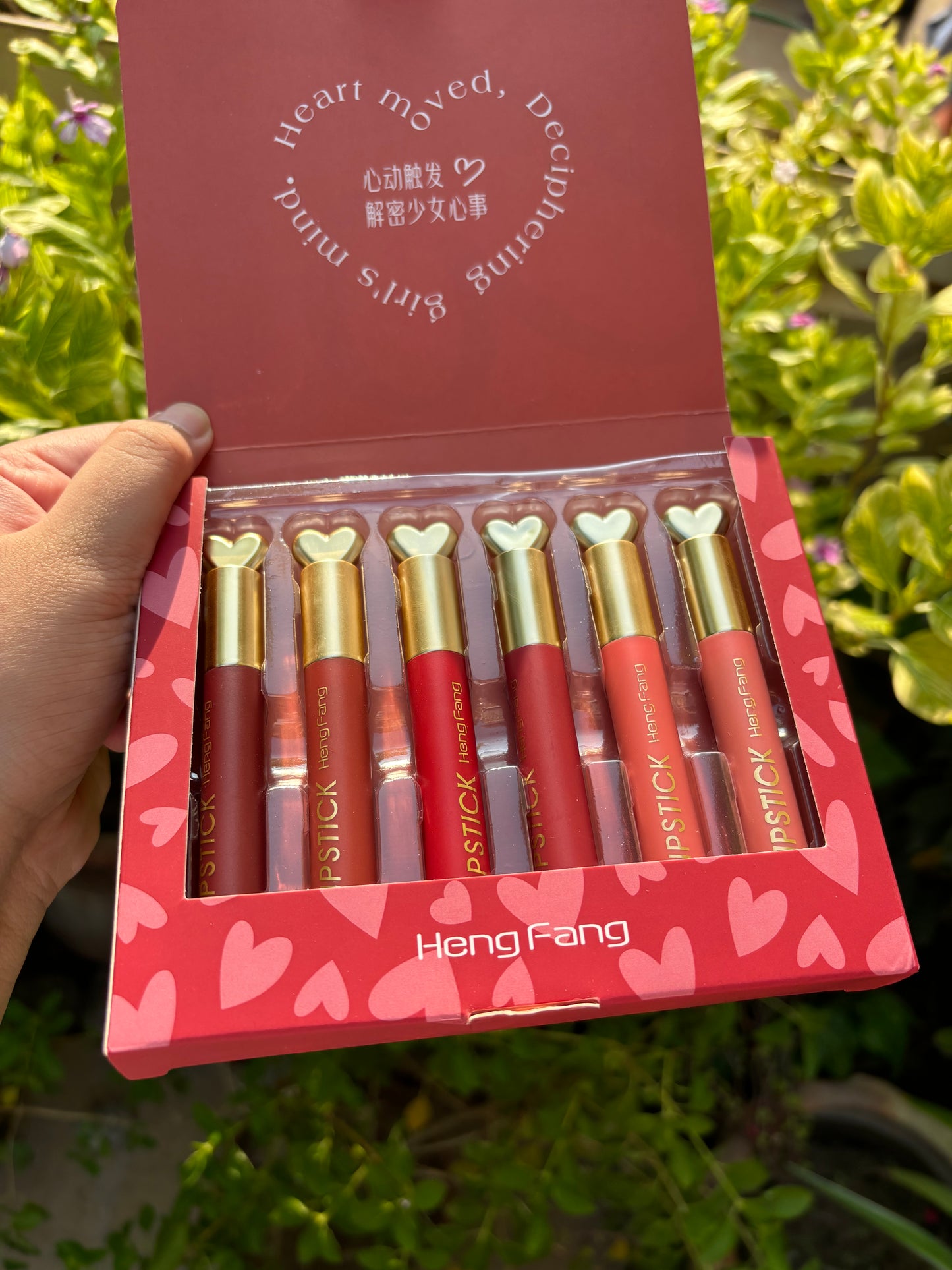 HengFeng Heart Lipstick Set