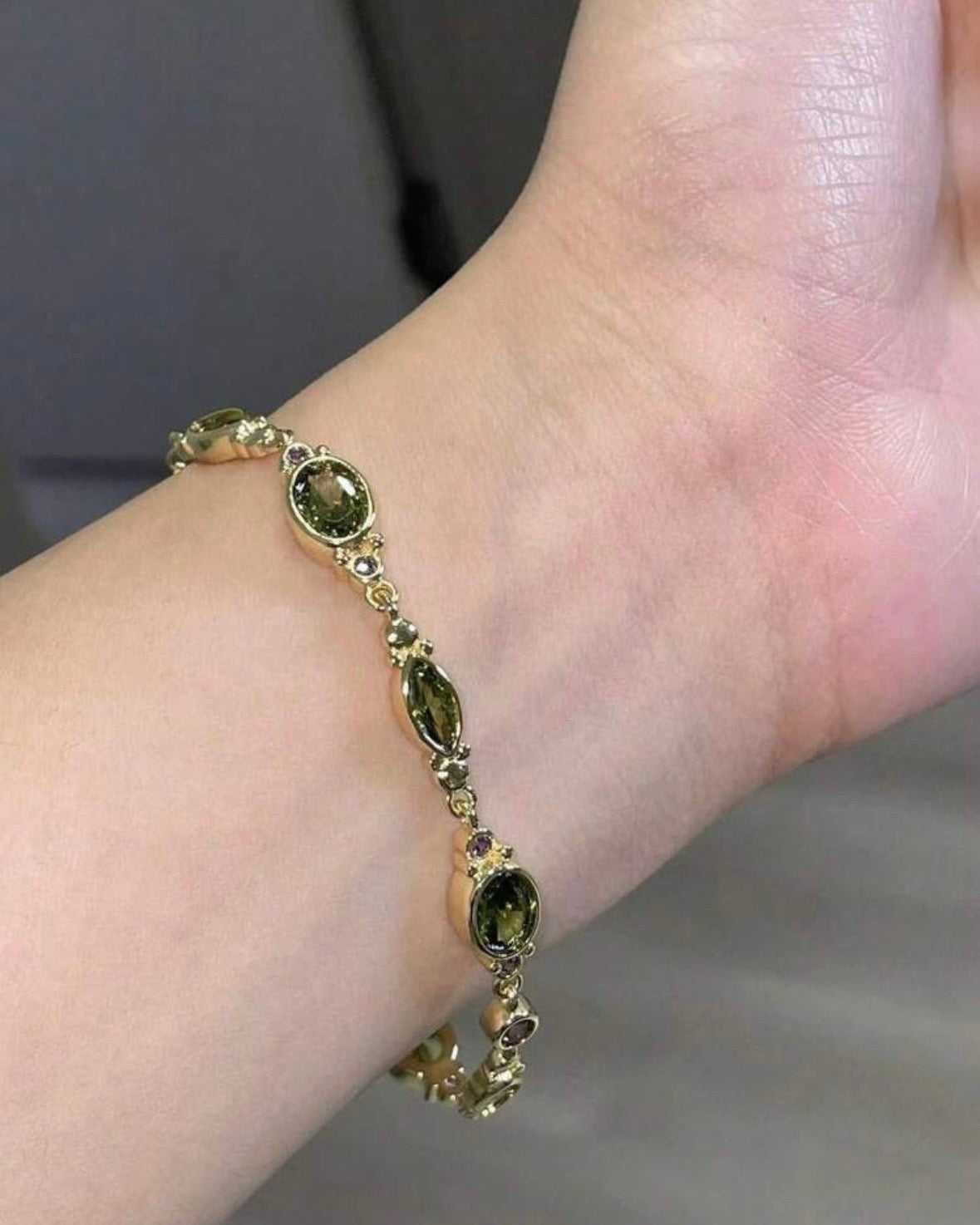 Green & Gold Bracelet
