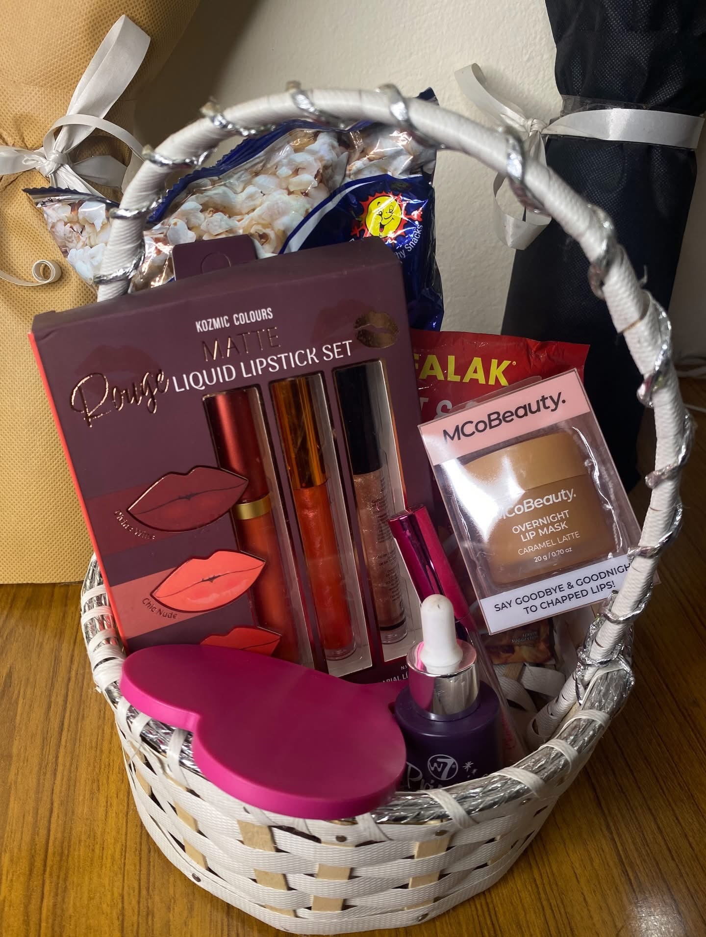 Makeup and Snack Basket
