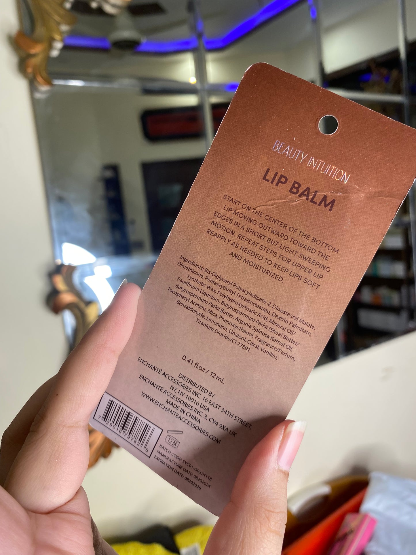 Beauty Intuition Scented Lip Balm Rainbow Cookie