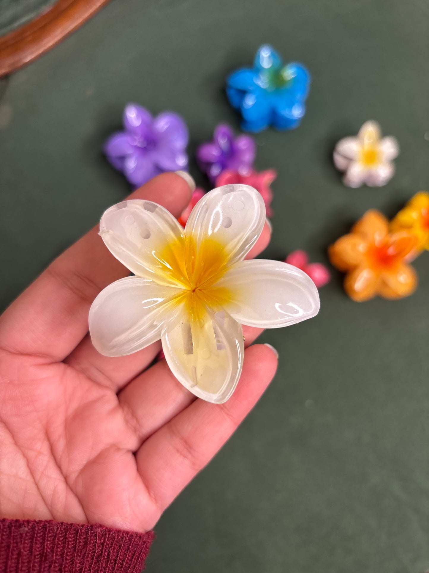 Flower Claw Clip — Hair Catcher