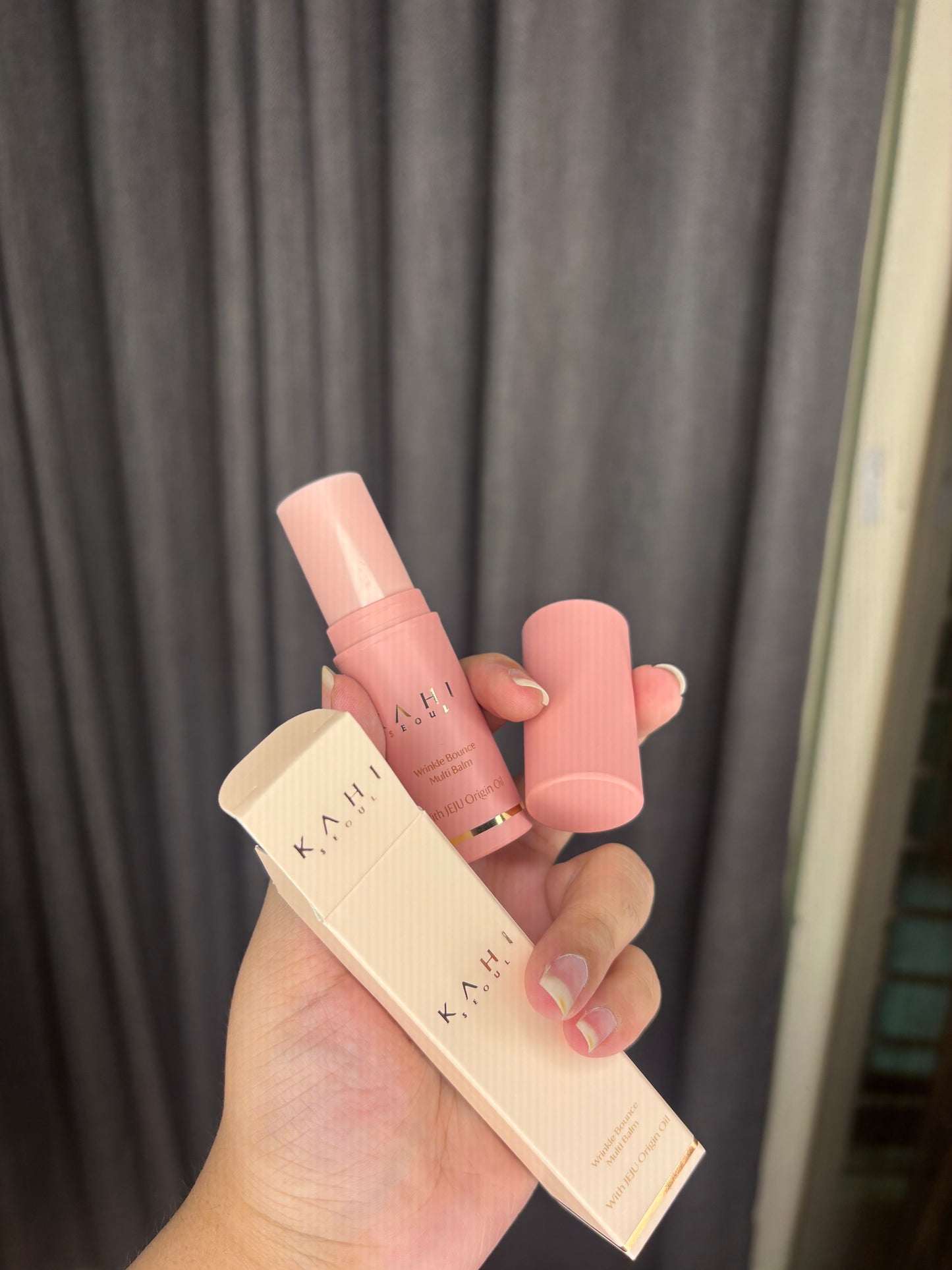 KAHI Wrinkle Bounce Multi Balm with Jeju Origin Oil | Hydrating Wrinkle Care Balm