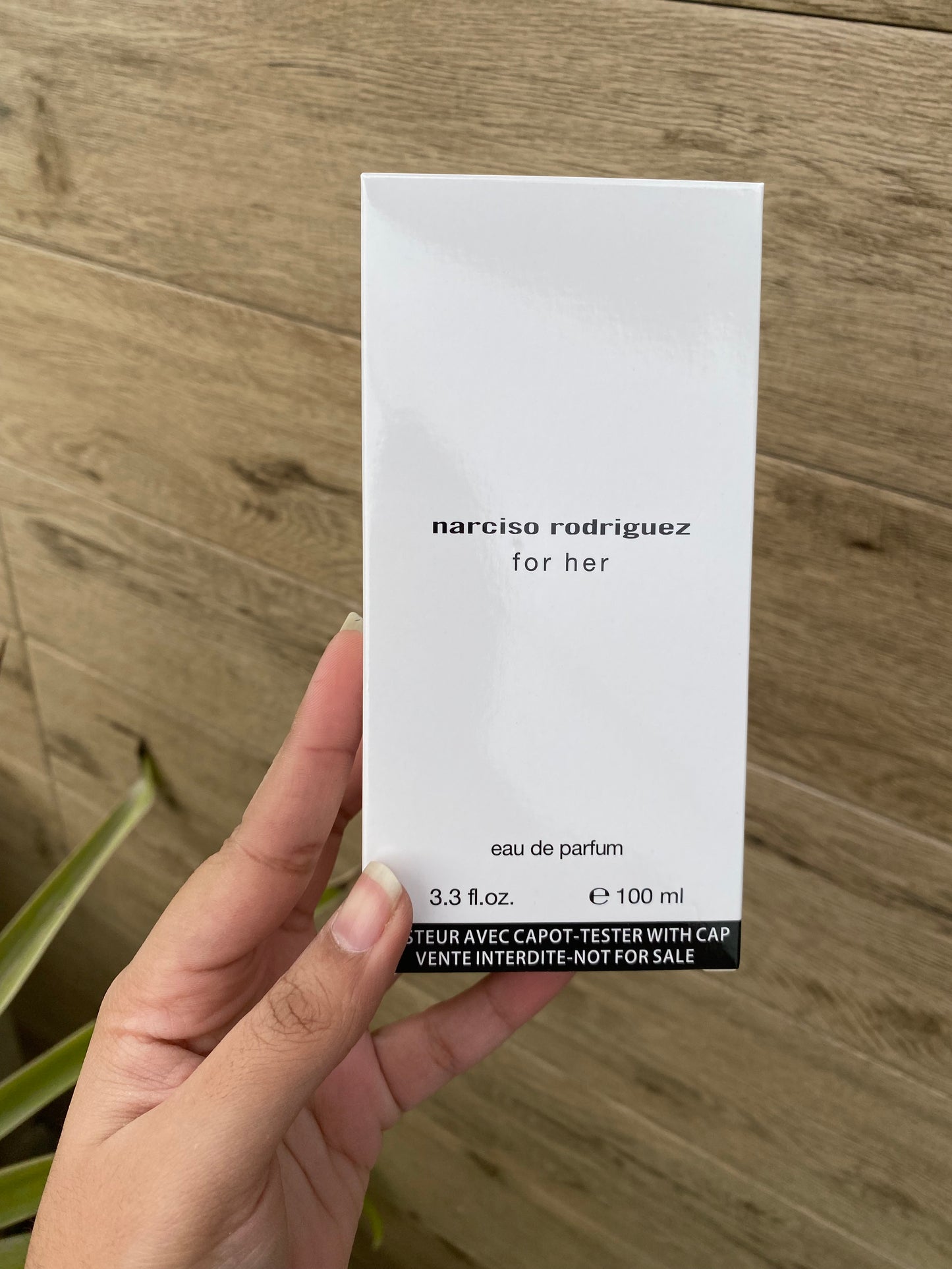 Narciso Rodriguez for her Tester Packaging