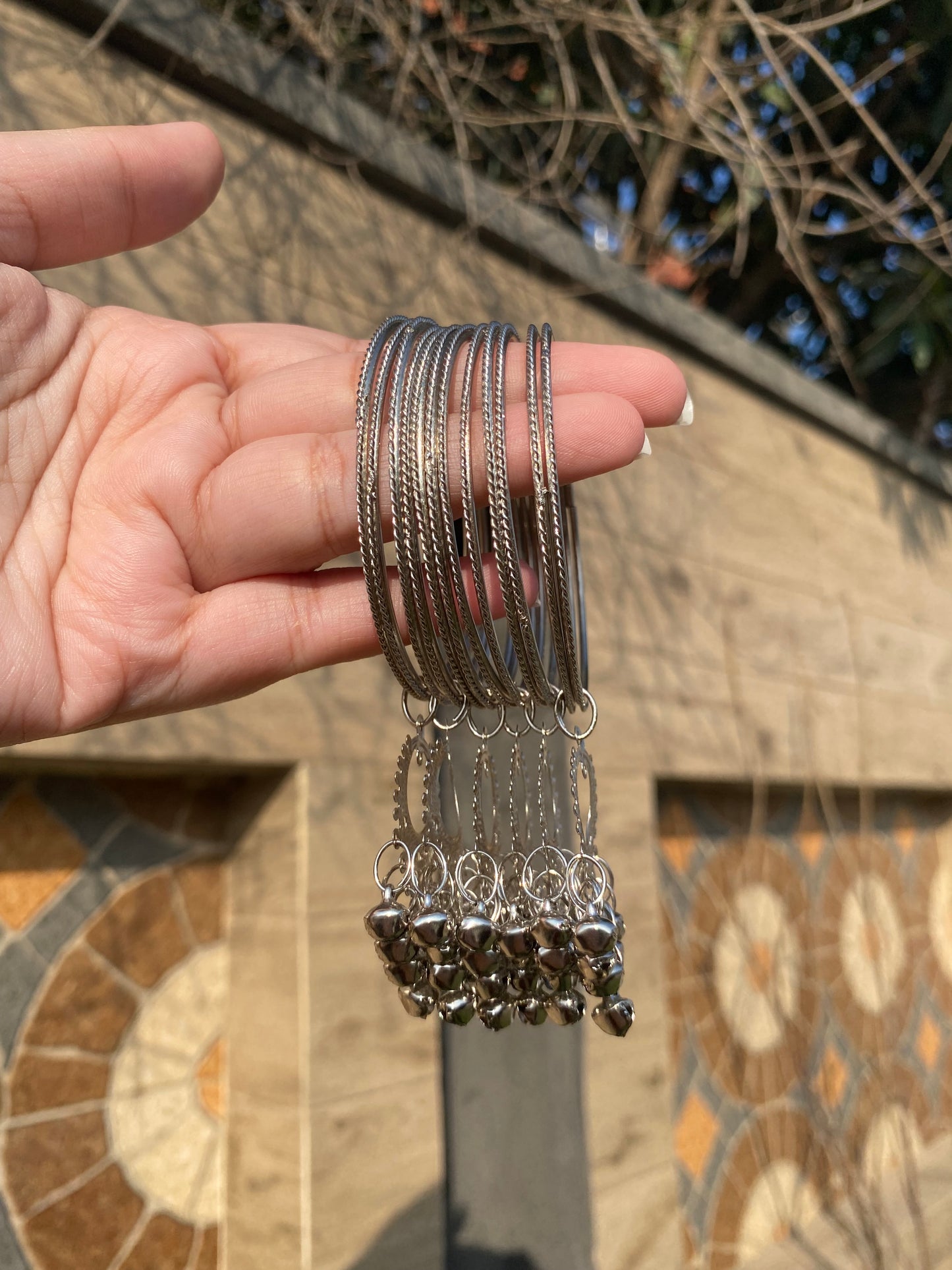 Silver Traditional Bangles