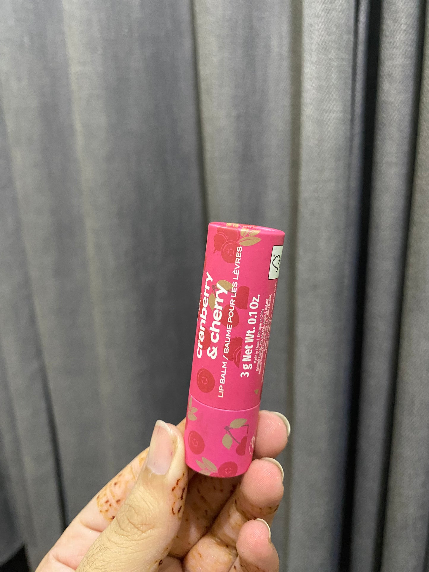 PS Cranberry and Cherry Lip Balm