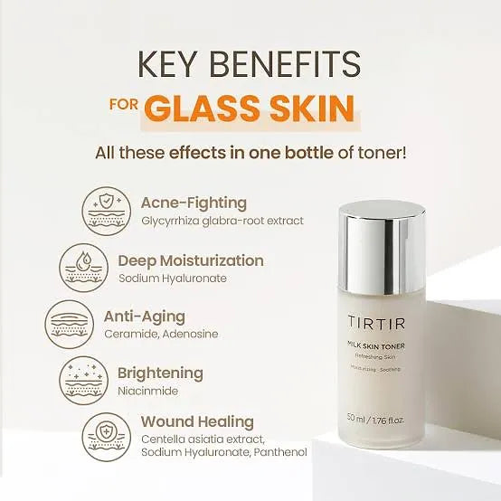 TIRTIR Milk Skin Toner | Hydrating Korean Face Toner for Glowing Skin