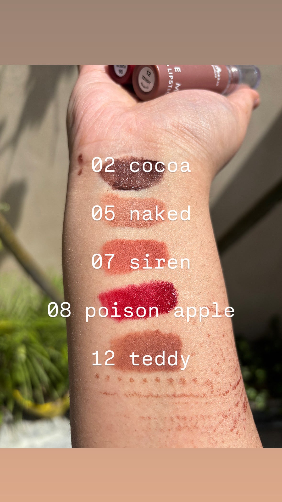 Italia Deluxe Mousse Matte Liquid Lipstick