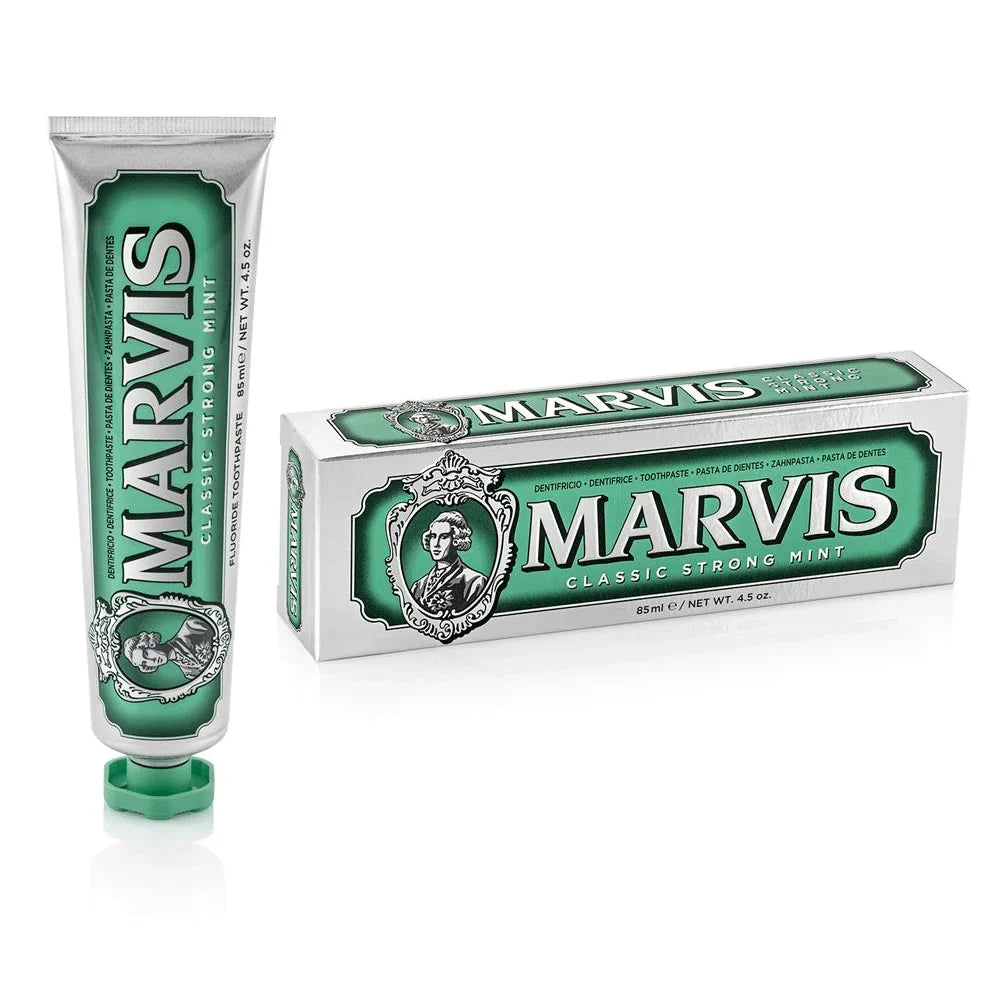 Marvis Toothpaste 85ml | Classic Strong Mint, Whitening & Ginger Mint