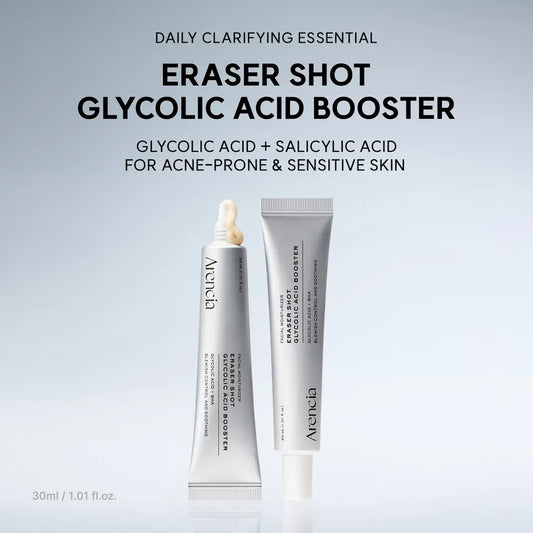 Arencia Eraser Shot Glycolic Acid Booster 30ml | Korean Exfoliating Serum