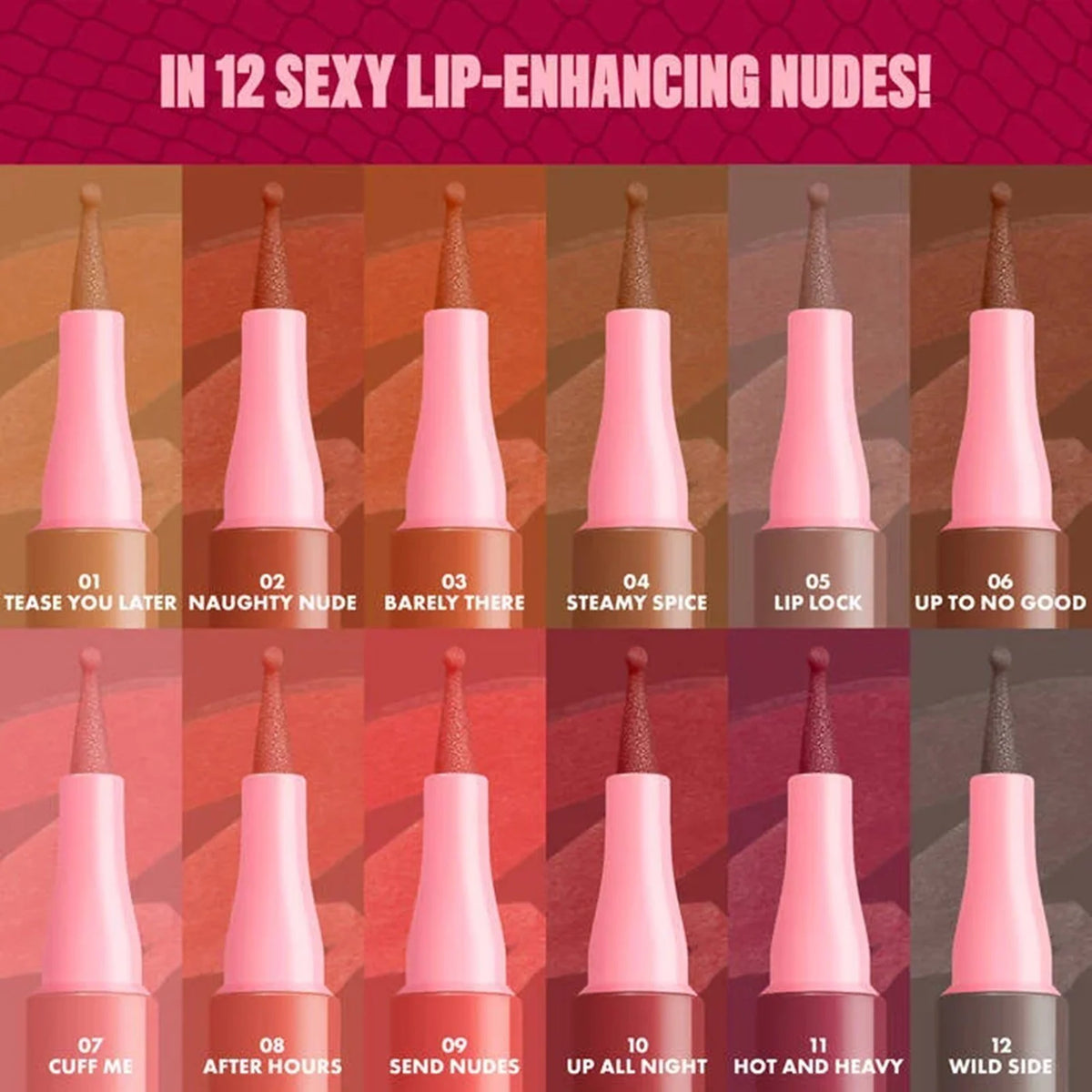 NYX Professional Makeup Lip Lingerie Lip Liner Stain – 12 Shades