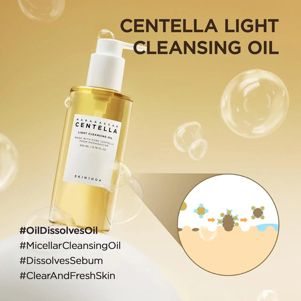 SKIN1004 Madagascar Centella Light Cleansing Oil 200ml | Makeup Remover