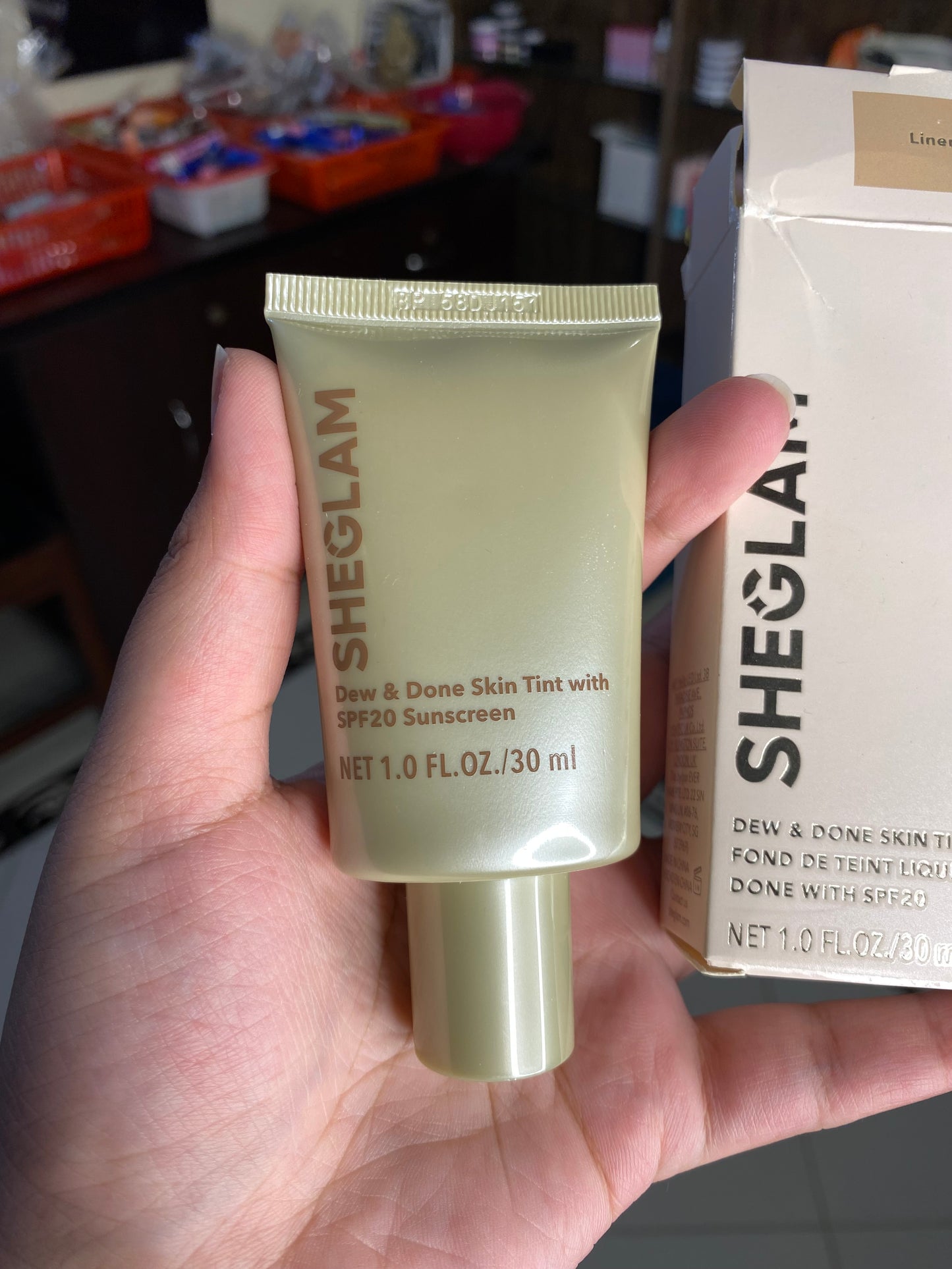 Sheglam Dew & Done Skin Tint with SPF20 Sunscreen Shade Linen