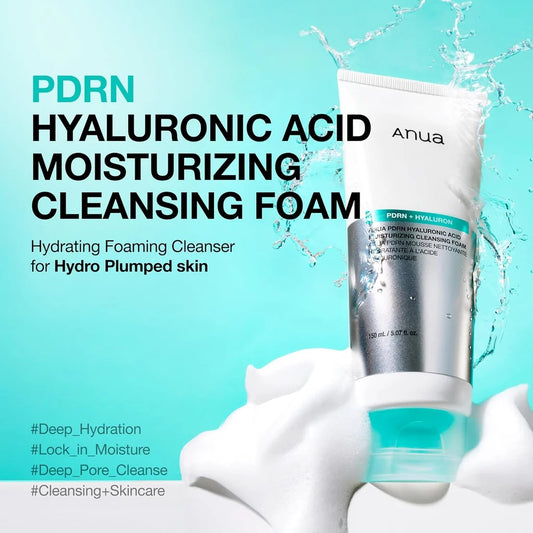 Anua PDRN + Hyaluron Moisturising Cleansing Foam