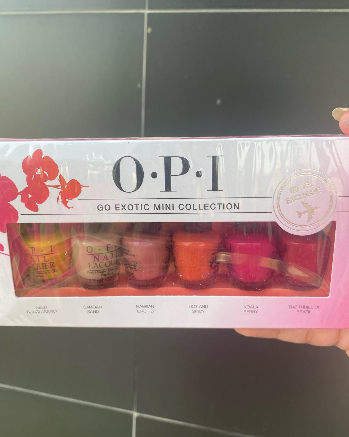 OPI go exotic mini collection set of 6 nail paints