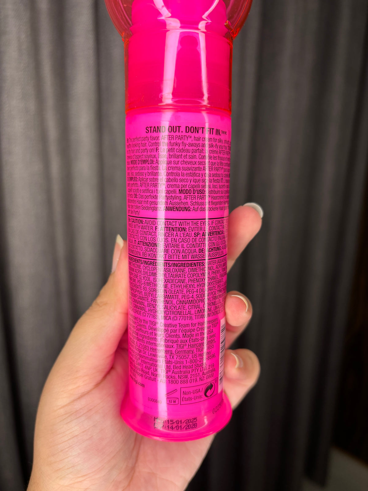 TIGI Bed Head After Party Smoothing Cream | Anti-Frizz Hair Treatment