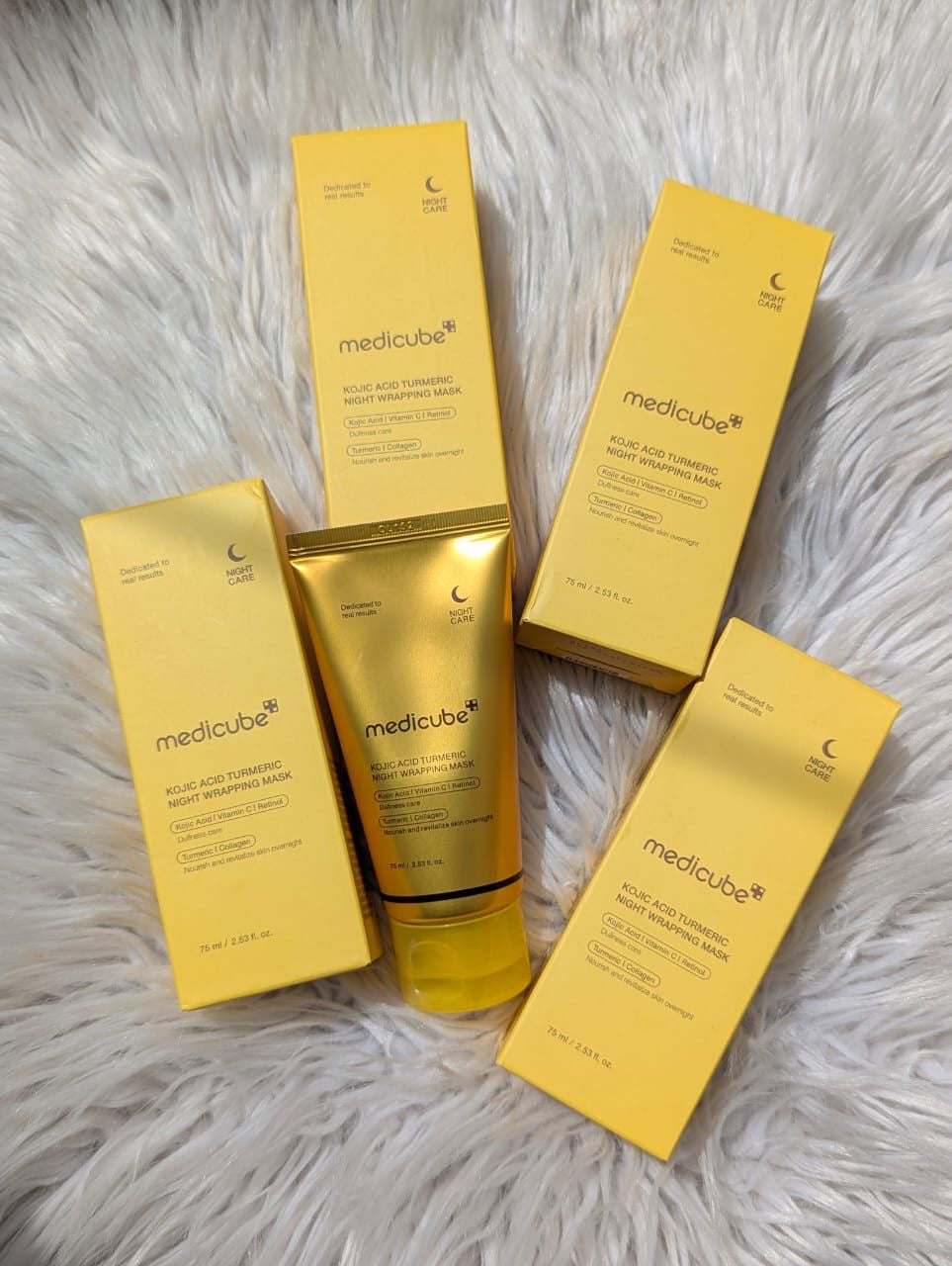 Medicube Kojic Acid Tumeric Night Wrapping Mask