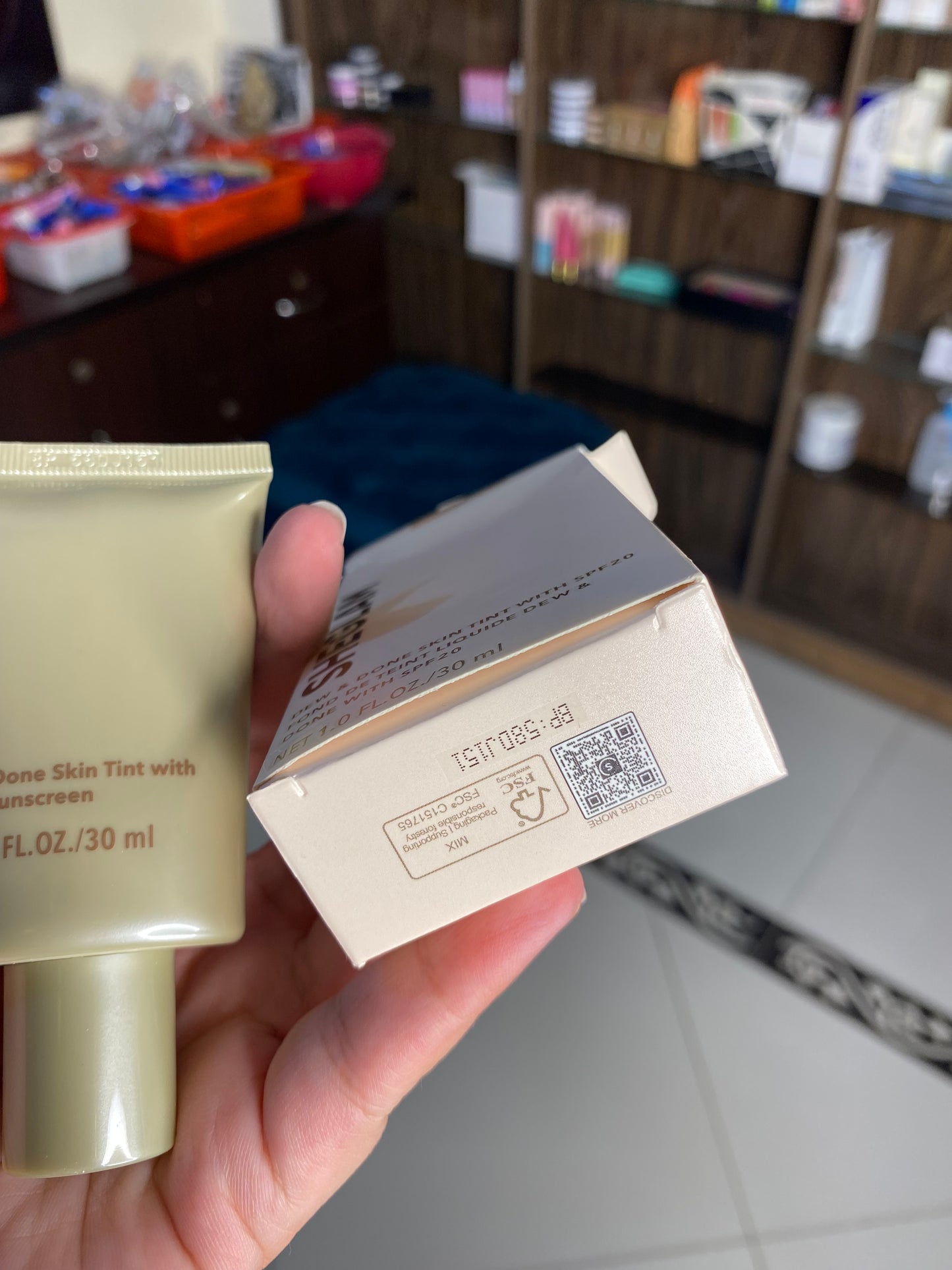 Sheglam Dew & Done Skin Tint with SPF20 Sunscreen Shade Linen