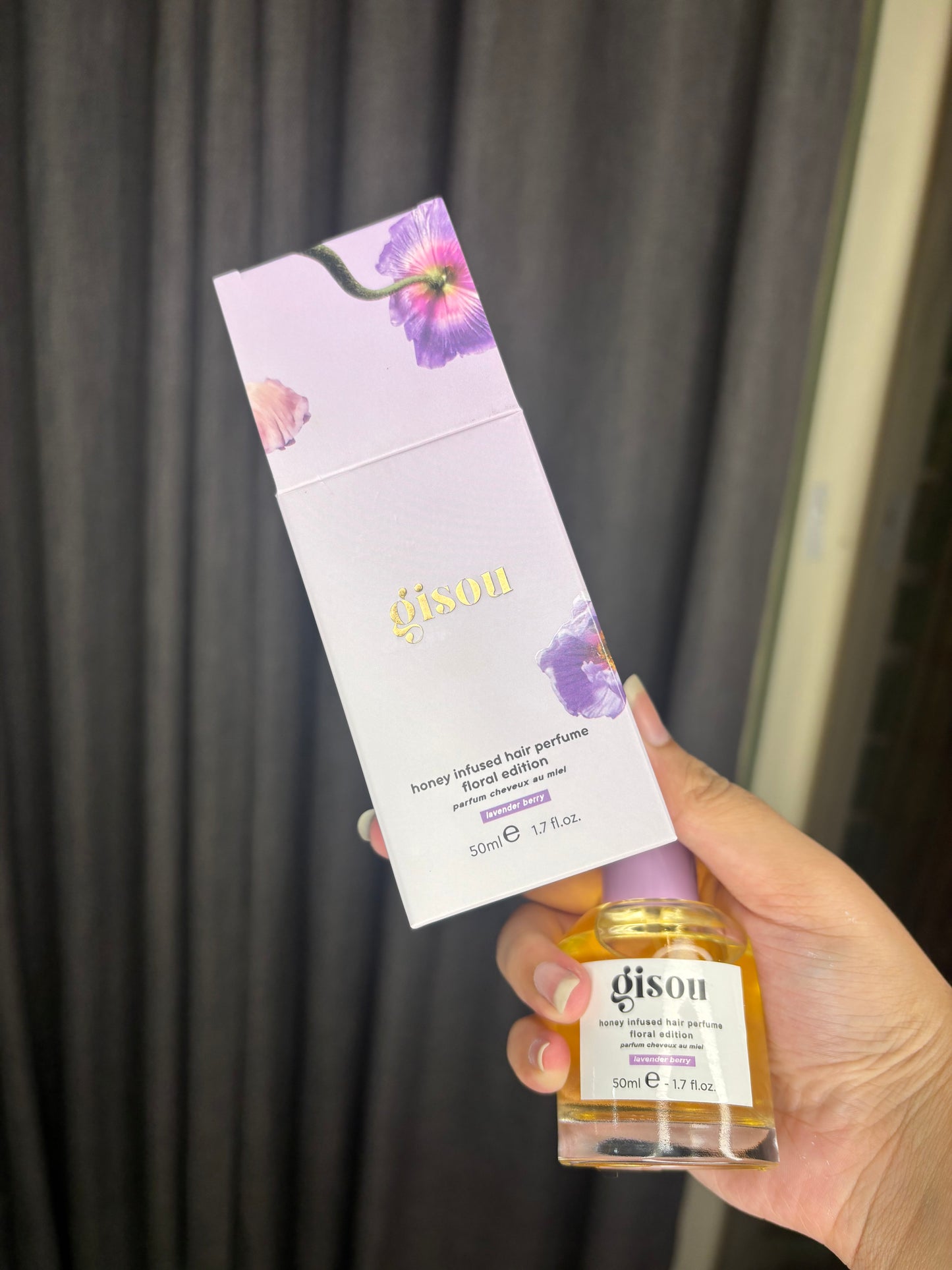 Gisou Honey Infused Hair Perfume Floral Edition – Lavender Berry | Hair Fragrance