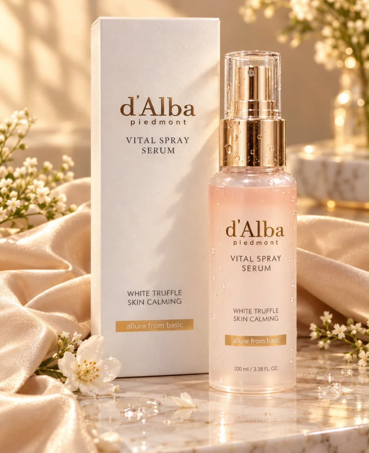 d’Alba White Truffle Vital Spray Serum | Korean Face Mist & Hydrating Serum