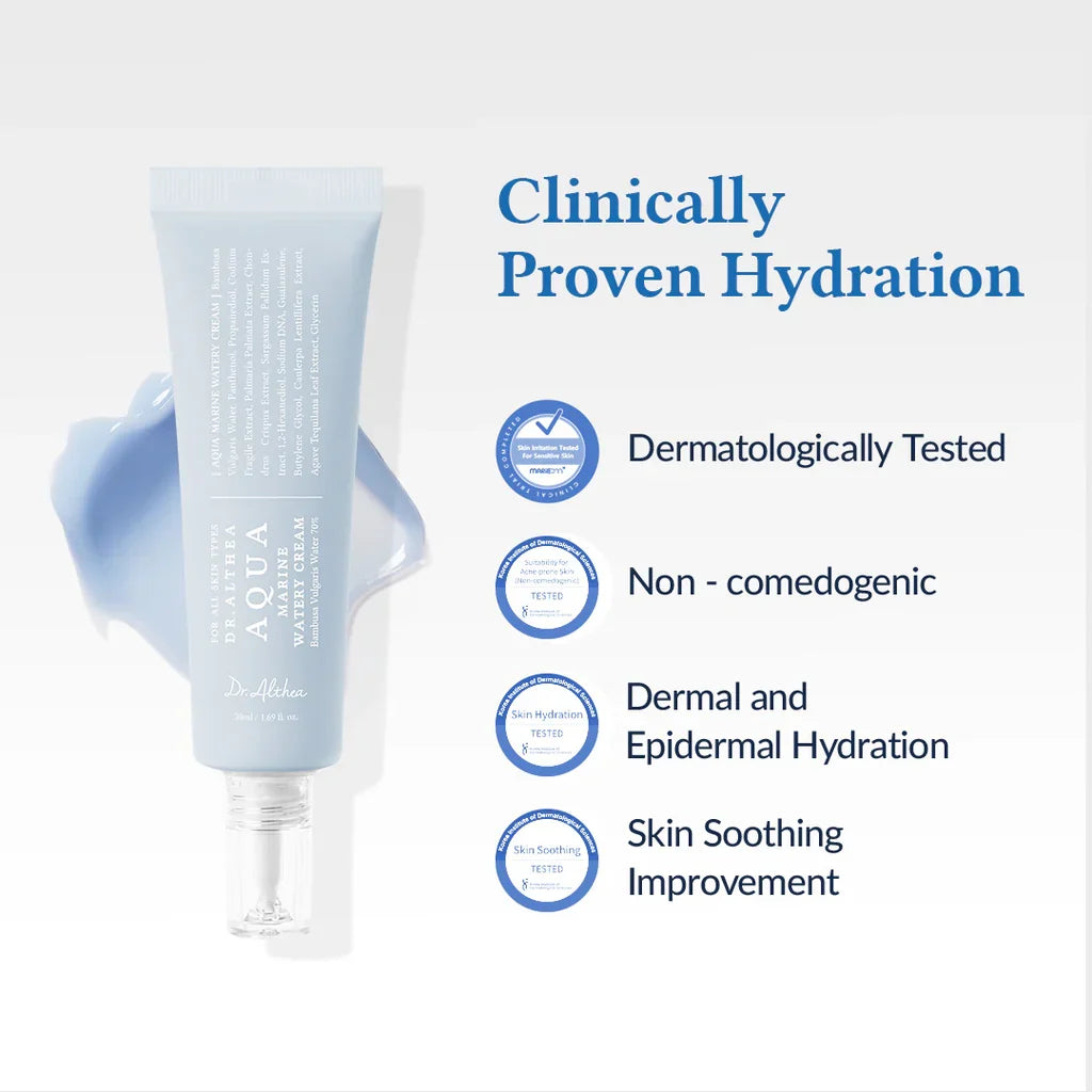 Dr. Althea Aqua Marine Watery Cream | Hydrating Korean Moisturizer Pakistan