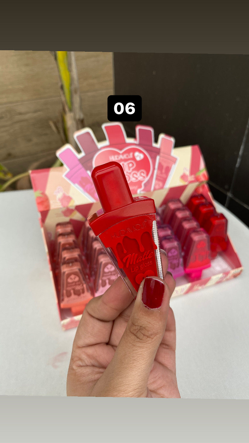 Huda Moji Cute Lip Gloss in six shades