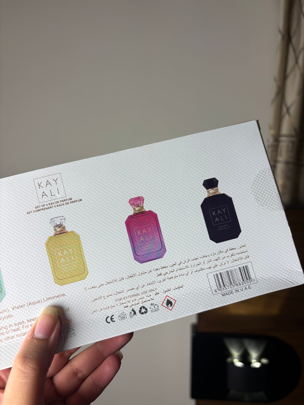 KAYALI Perfume Set of 5 | Oudgasm, Fleur Majesty, Capri, Maui & Eden