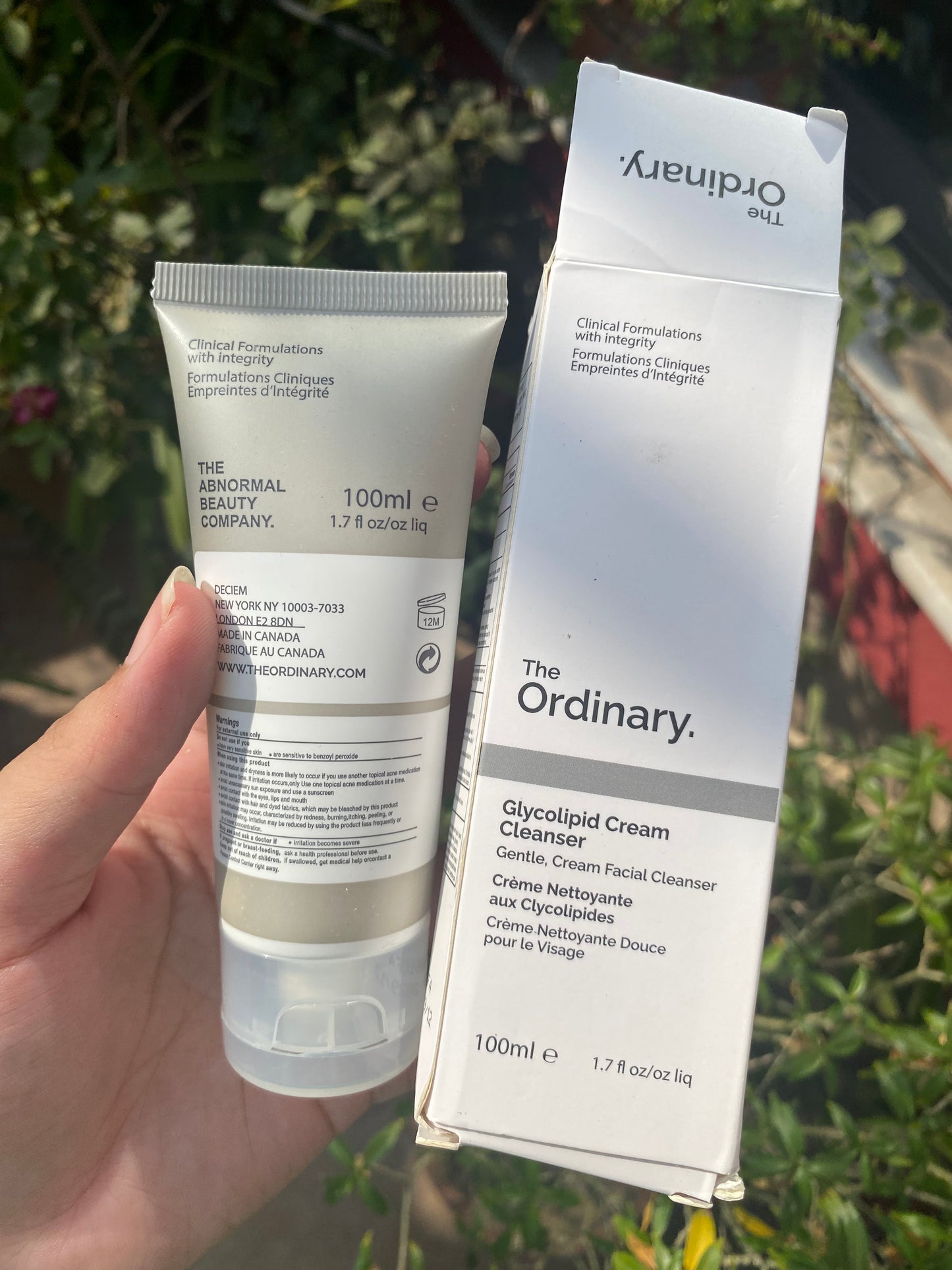 The Ordinary Glycolipid Cream Cleanser