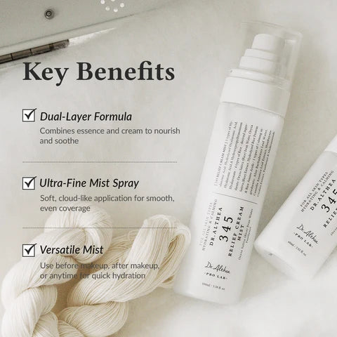Dr. Althea 345 Relief Cream Mist | Korean Hydrating Face Mist & Skin Soothing Spray