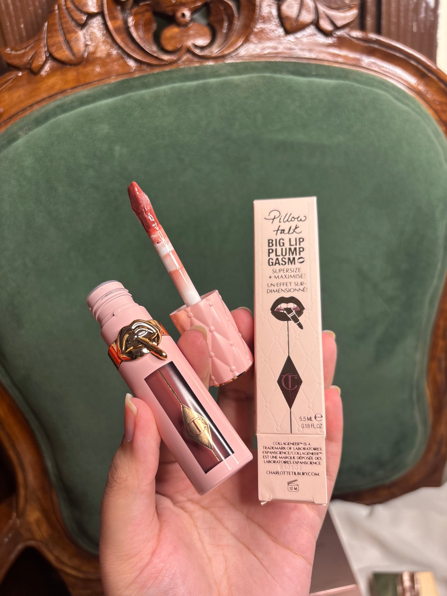 Charlotte Tilbury Pillow Talk Big Lip Plumpgasm – Pillow Talk Medium Deep | Plumping Lip Gloss