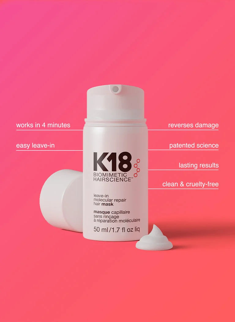 K18 Leave-In Molecular Repair Hair Mask 50ml | Hair Repair Treatment Pakistan