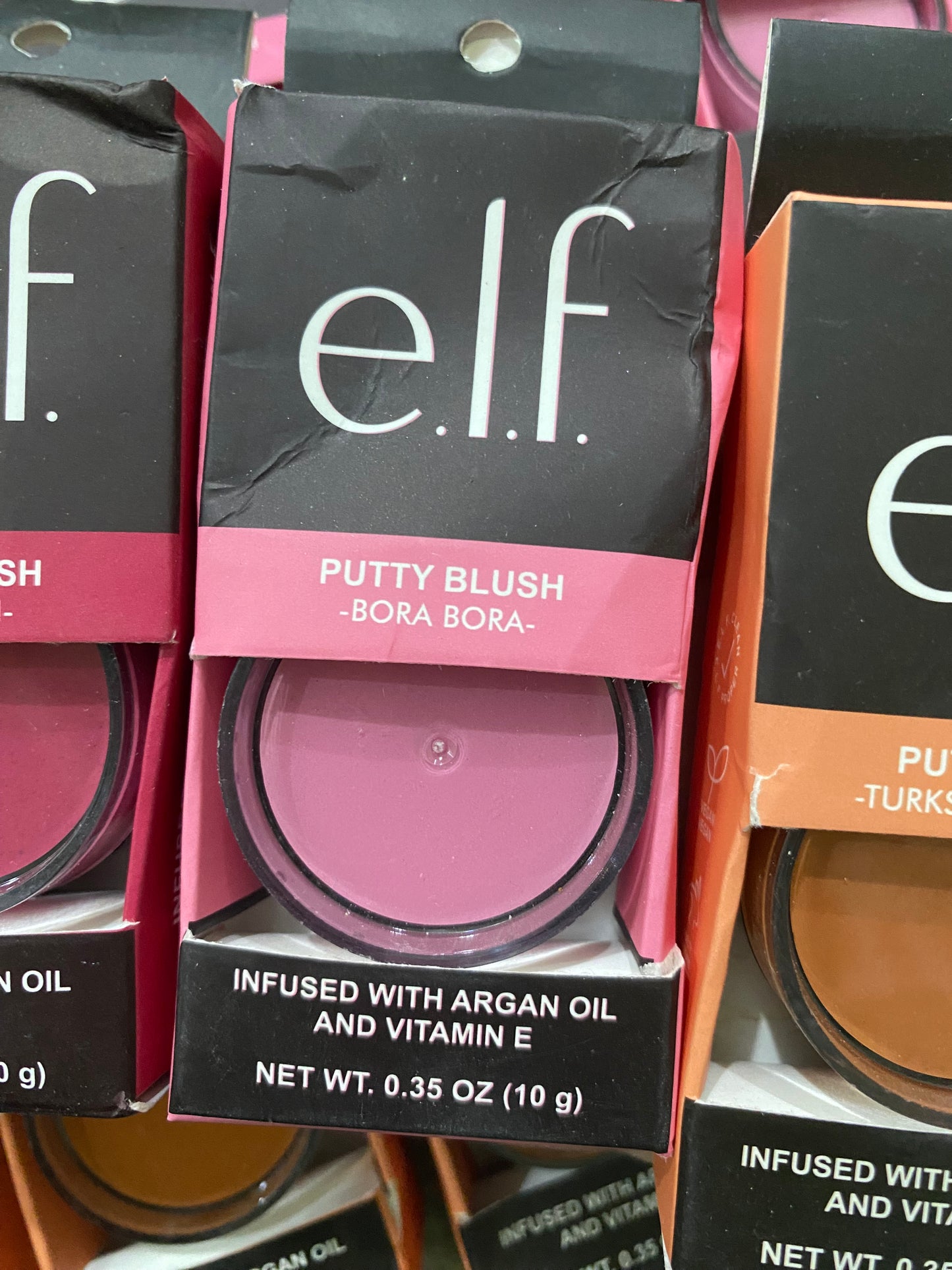 Elf Putty Blush infused with argan oil and vitamin e