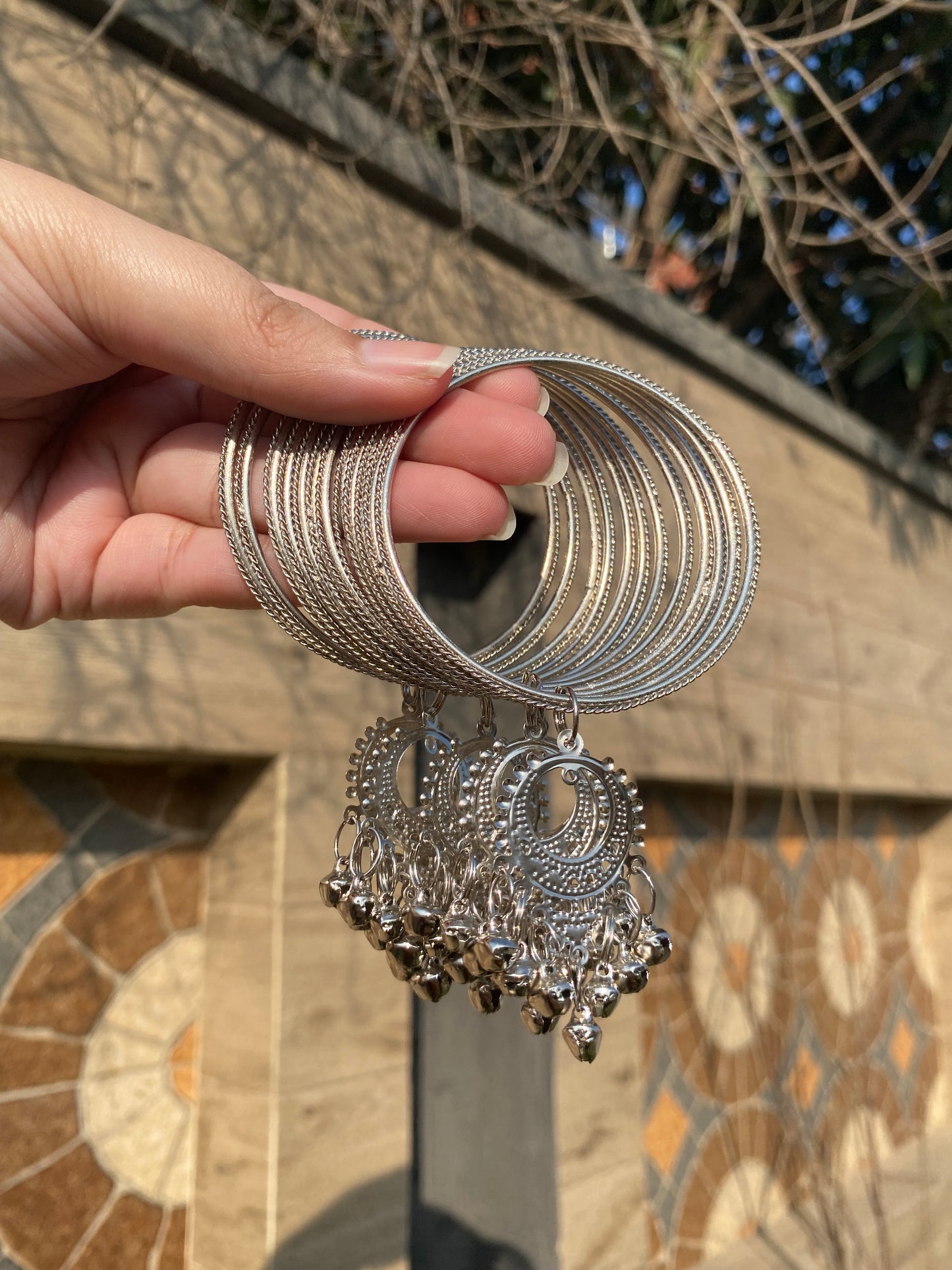 Silver Traditional Bangles