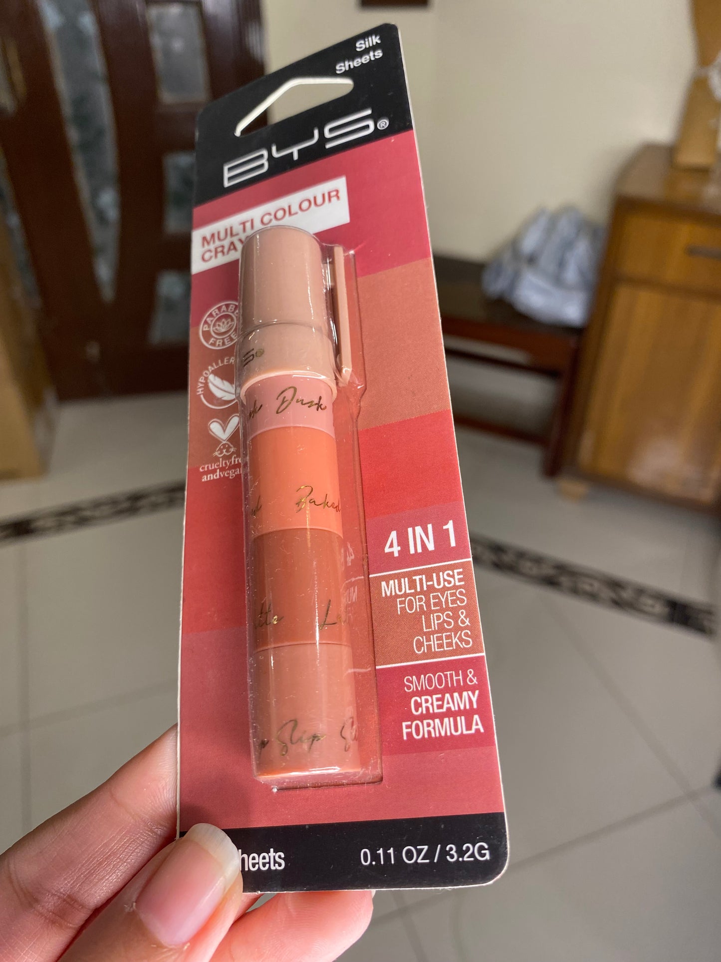 BYS Multi Color Crayon 4in1