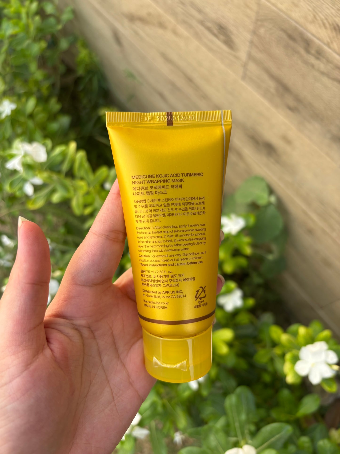 Medicube Kojic Acid Turmeric Night Wrapping Mask | Brightening Overnight Mask