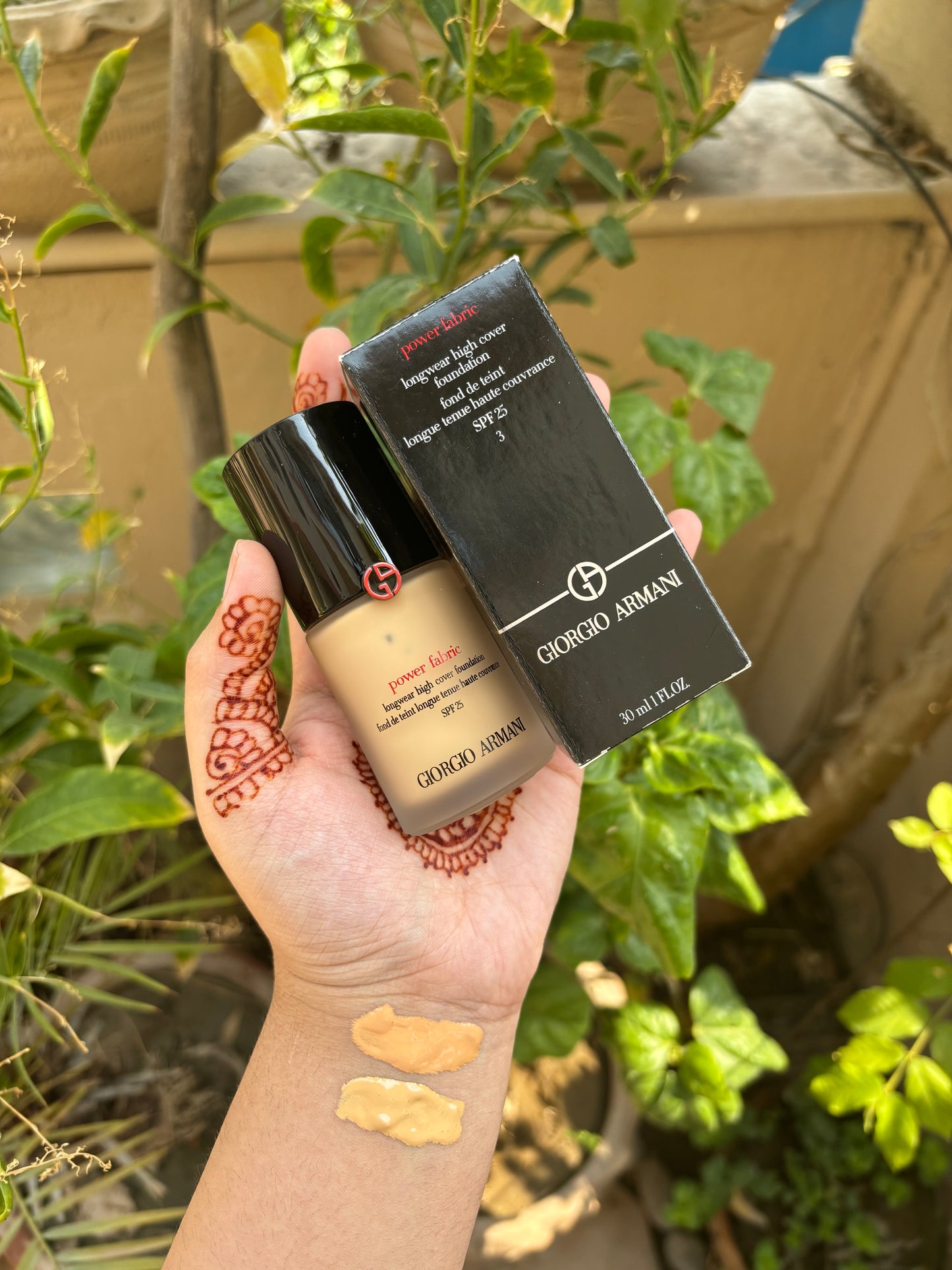 Giorgio Armani Long Wear High Cover Foundation with spf25