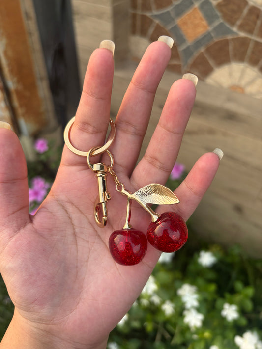 Cherry Keychain / Bag Charm
