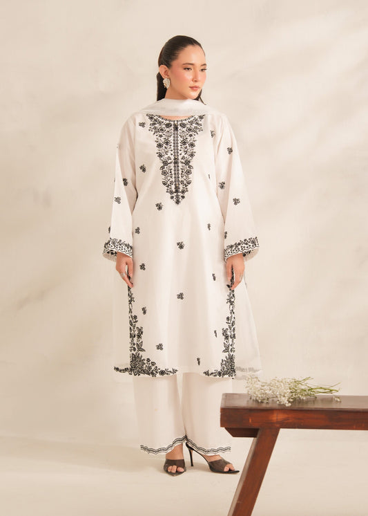 Dilkash 3pc Embroidered