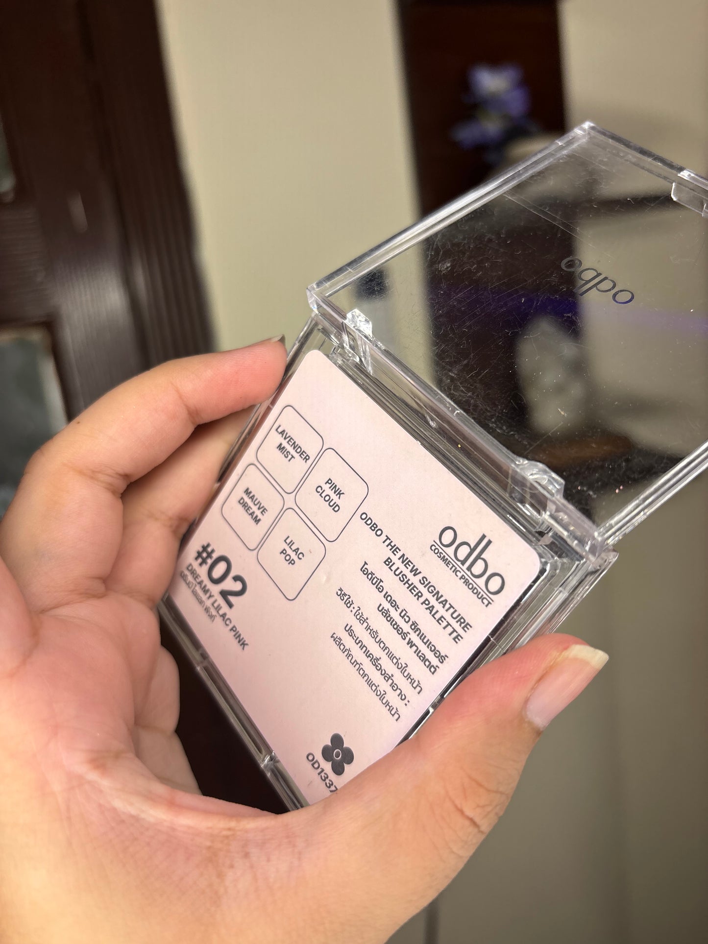 ODBO Signature Blush Palette — Dreamy Lilac Pink