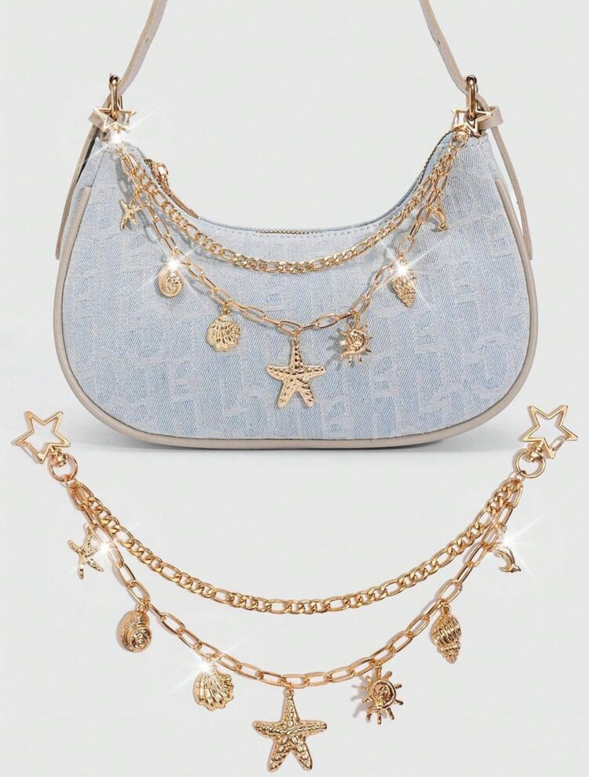 Bag Chain with Charms