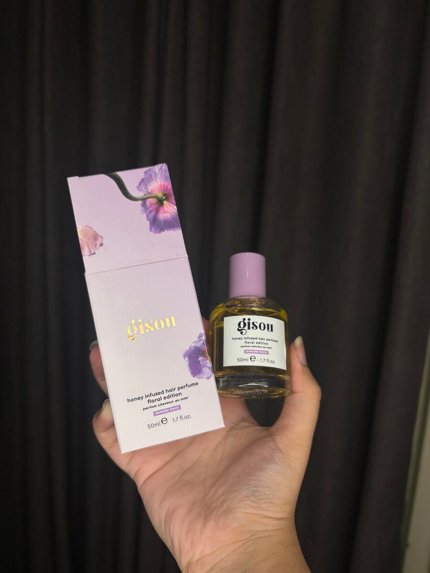 Gisou Honey Infused Hair Perfume Floral Edition – Lavender Berry | Hair Fragrance