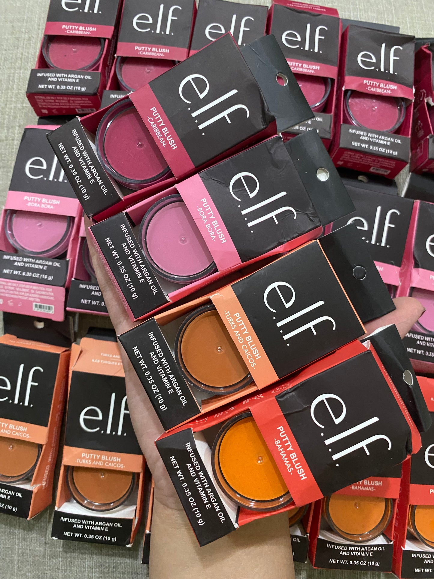 Elf Putty Blush infused with argan oil and vitamin e