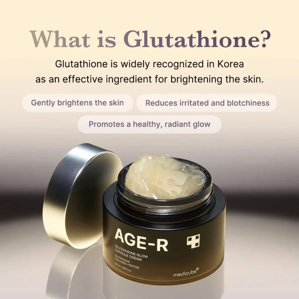 Medicube AGE-R Glutathione Cream 50ml | Brightening & Radiance Face Cream