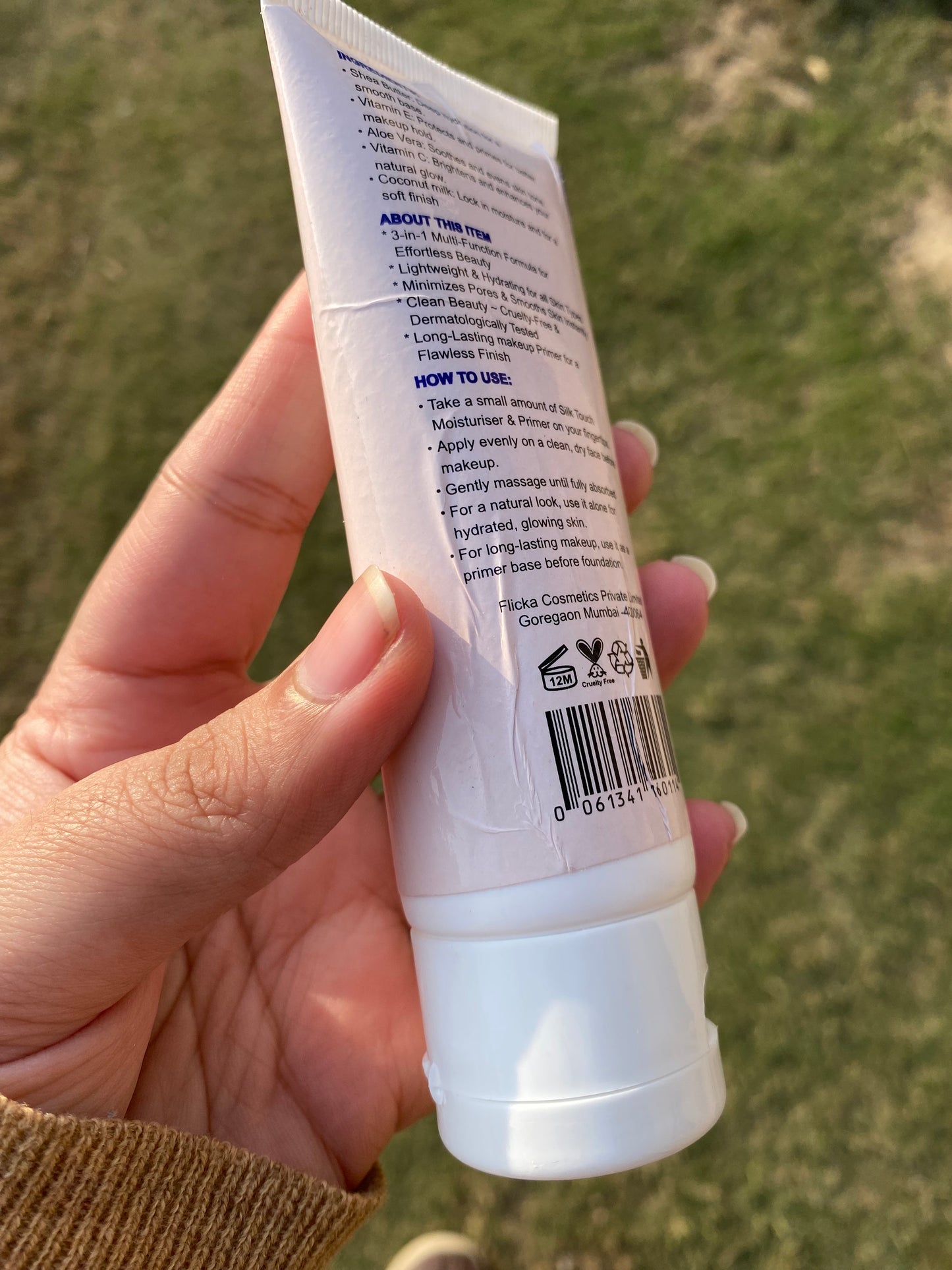 Flicka Silk Touch Moisturiser & Primer