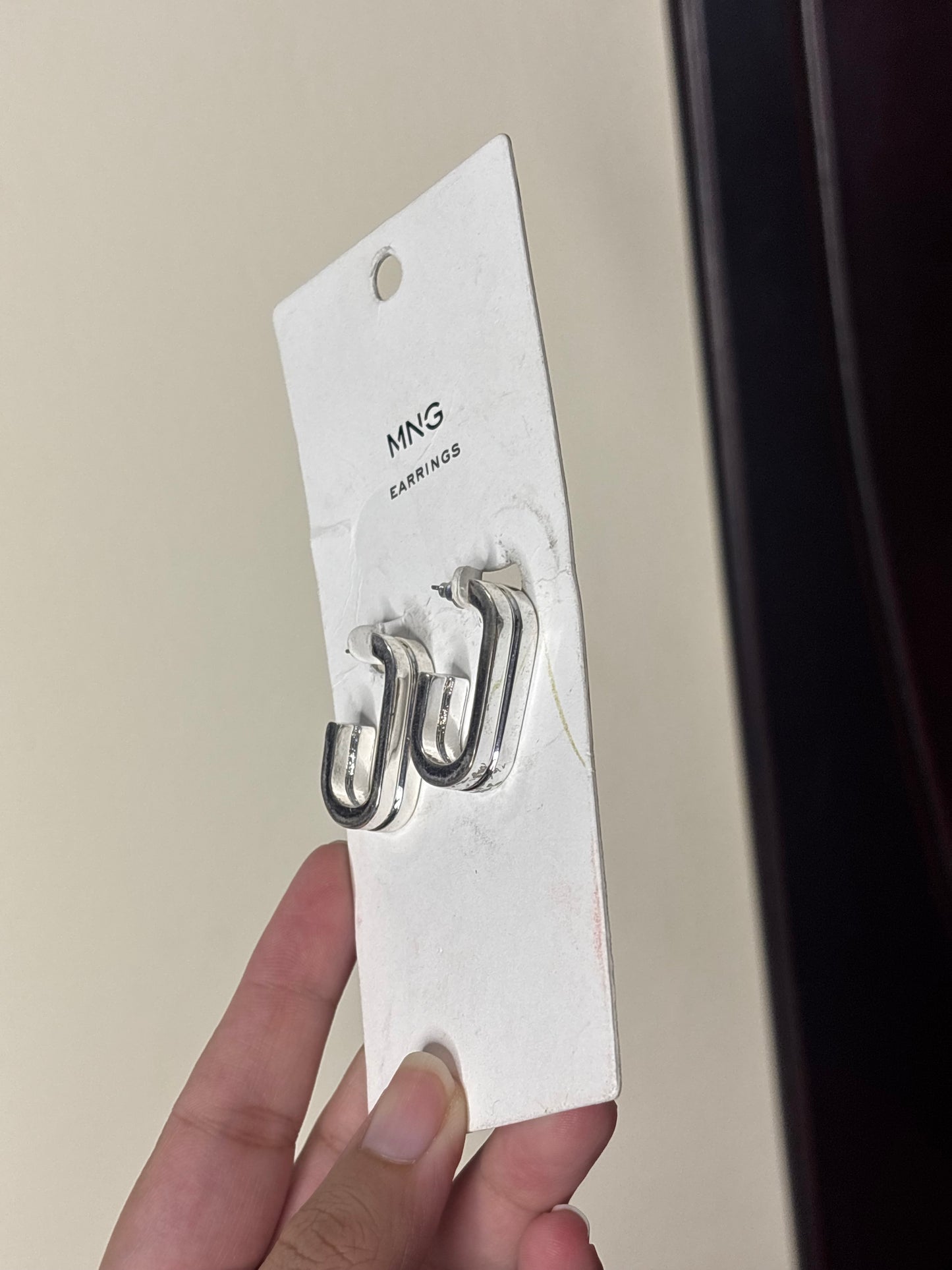 MNG Silver Hoops