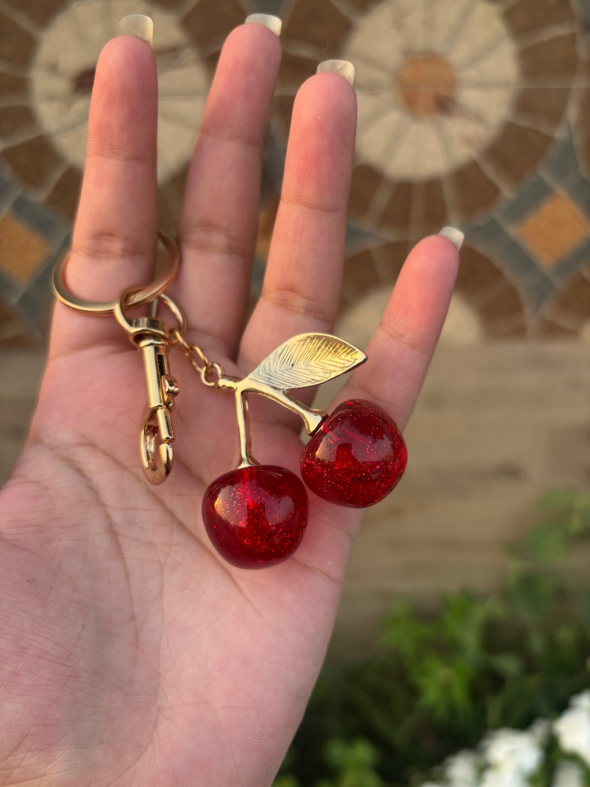 Cherry Keychain / Bag Charm