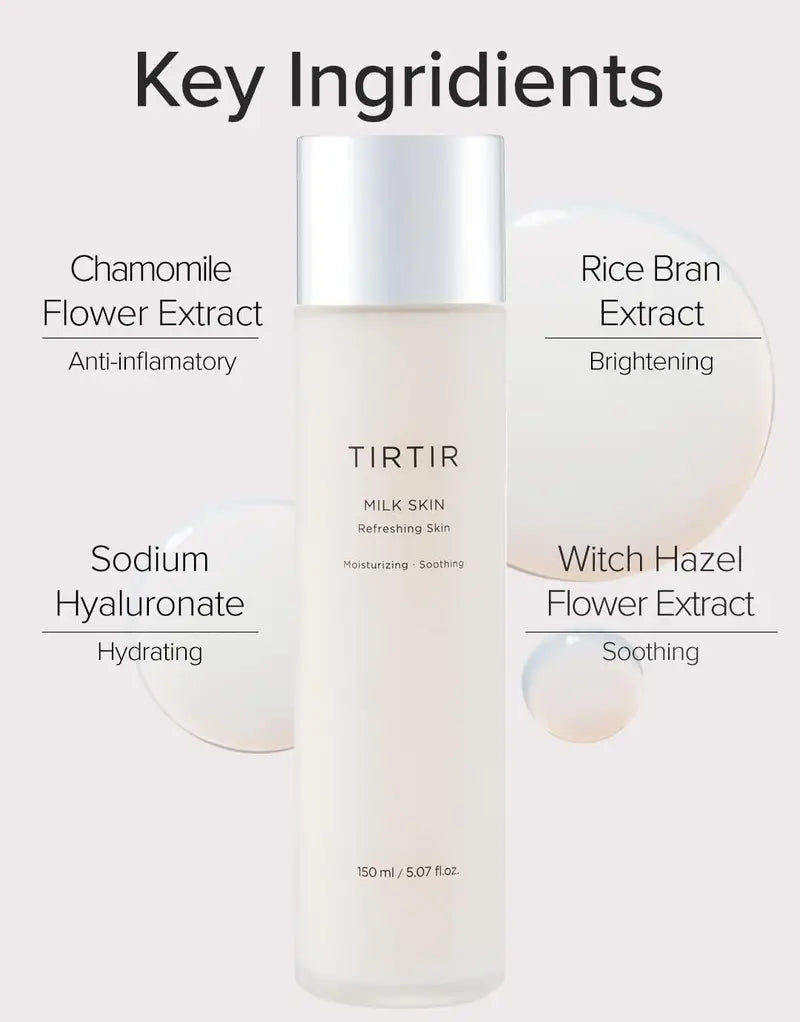 TIRTIR Milk Skin Toner | Hydrating Korean Face Toner for Glowing Skin