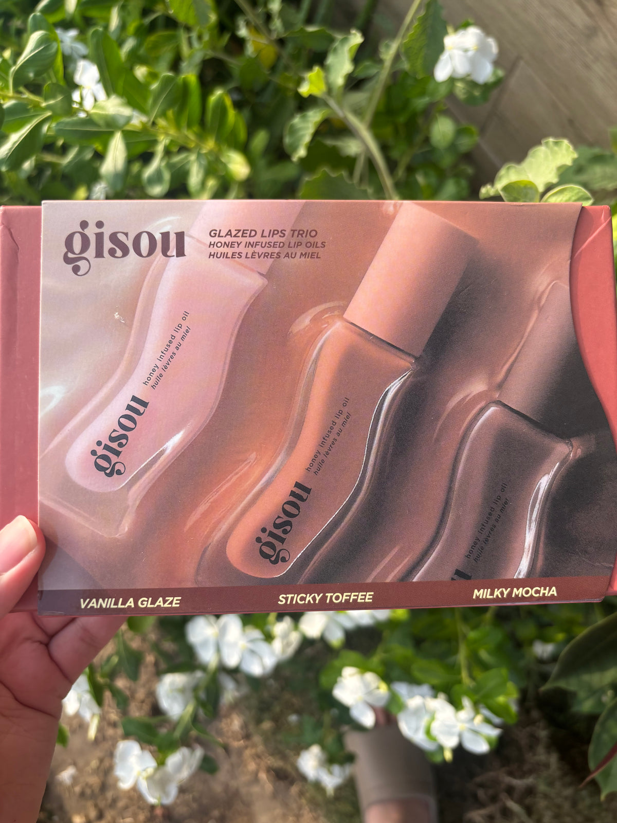 Gisou Glazed Lips Trio | Vanilla Glaze, Sticky Toffee & Milky Mocha Lip Gloss Set