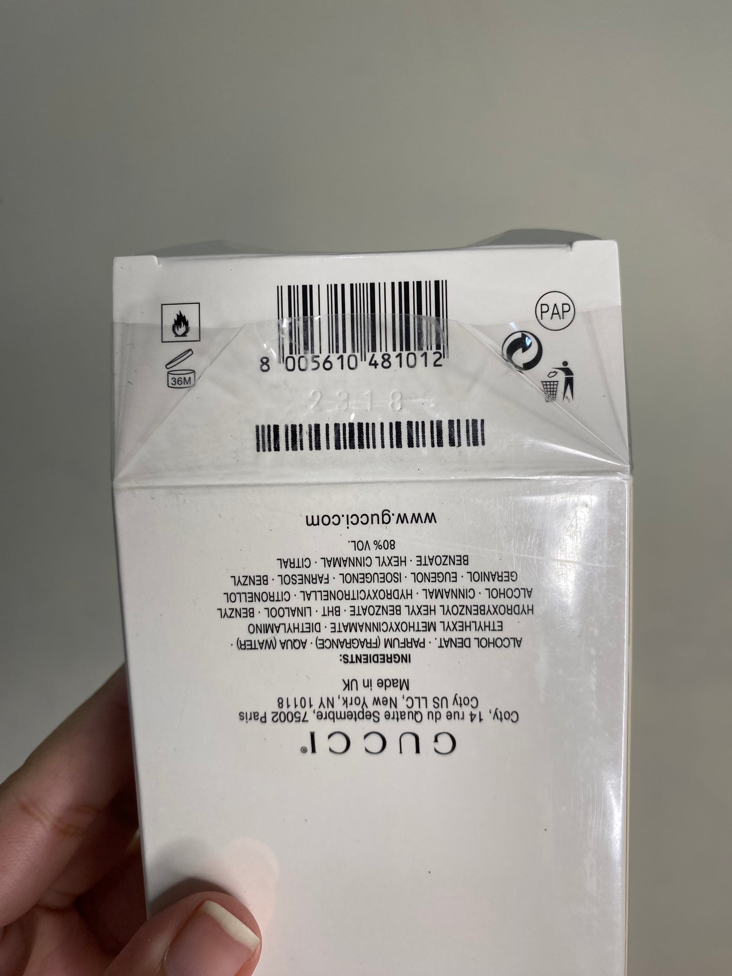 Gucci Bloom Tester Packaging 100ml