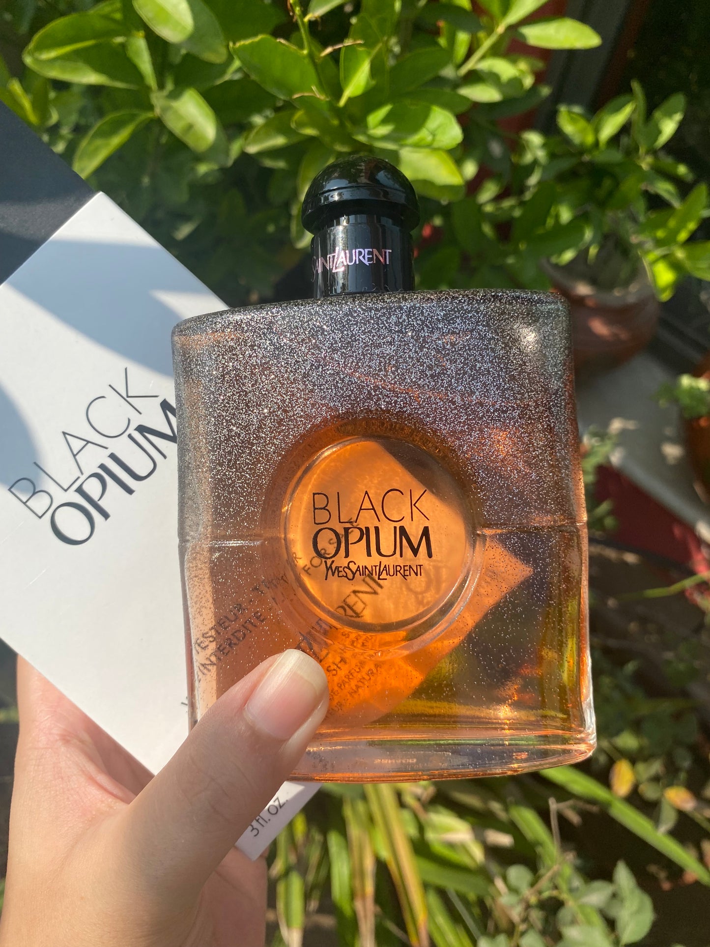 YSL Black Opium Floral Shock Perfume Tester Packaging