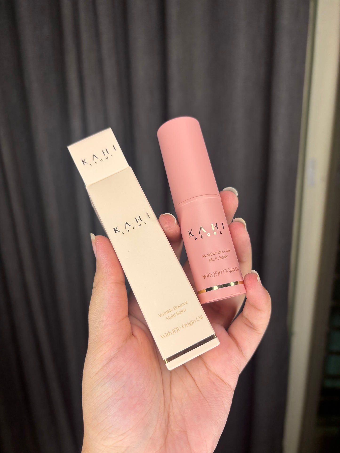 KAHI Wrinkle Bounce Multi Balm with Jeju Origin Oil | Hydrating Wrinkle Care Balm